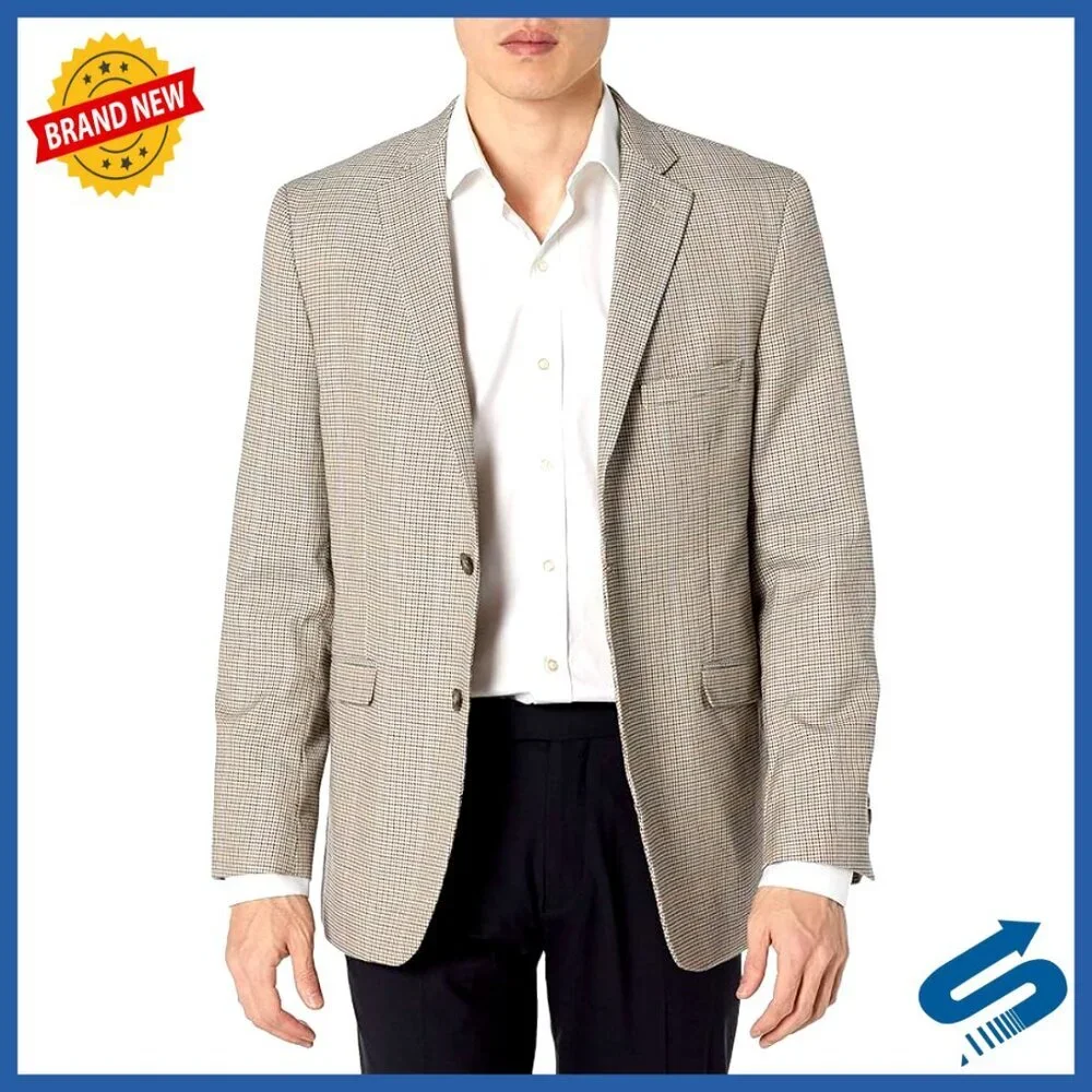 Modern Fit Sport Coat with Side Vents, Business Casual Blazer